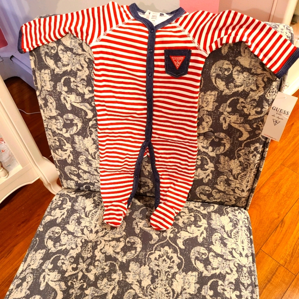 Guess Kids Red Stripe One Piece
